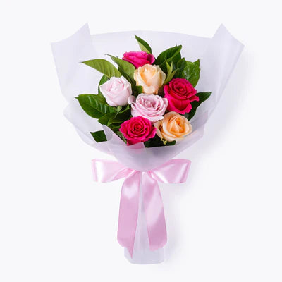 Symphony of love mix roses bouquet 