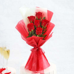 Radiant Love Rose Bouquet